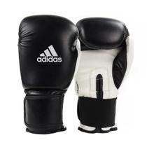 Luva de Boxe Muay Thai Adidas Power 100 Colors Preto/Branco
