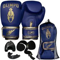 Luva De Boxe Muay Thai Bandagem Bucal Case Kickboxing