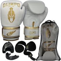 Luva De Boxe Muay Thai Bandagem Bucal Case Kickboxing