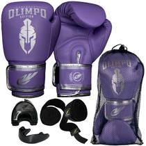 Luva De Boxe Muay Thai Bandagem Bucal Case Kickboxing