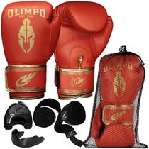 Luva De Boxe Muay Thai Bandagem Bucal Case Kickboxing