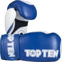 Luva de Boxe, Muay Thai e Kickboxing 100% couro STAR XLP - Top Ten - Homologado WAKO Luva de Boxe, Muay Thai e Kickboxing 100% couro STAR XLP - Top Ten - Homologado WAKO