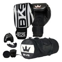 Luva De Boxe Muay Thai Kickboxing bolsa bandagem bucal case Bks