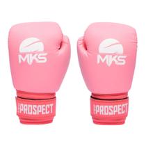 Luva de boxe muay thai kickboxing prospect rosa - mks combat Luva de boxe muay thai kickboxing prospect rosa - mks combat