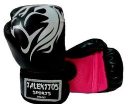 Luva de Boxe Muay thai Kickboxing Talenttos Sport Fight