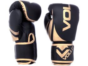 Luva de Boxe Muay Thai Kickboxing Training 12oz Dourada Vollo