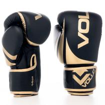 Luva de Boxe Muay Thai Kickboxing Training 14oz Dourada Vollo Luva de Boxe Muay Thai Kickboxing Training 14oz Dourada Vollo