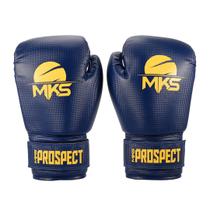 Luva de Boxe Muay Thai MKS Combat New Prospect Blue Yellow