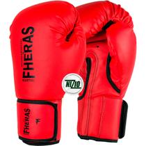 Luva de Boxe Muay Thai MMA 10oz Vermelha Fheras