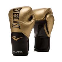 Luva De Boxe Muay Thai Pro Style Elite V2 12Oz Dourado/Preto