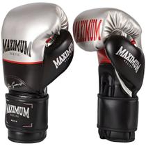 Luva de boxe muay thai profissional pro silver - maximum