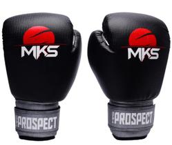 Luva de Boxe/Muay Thai Prospect MKS - Preto/Prata