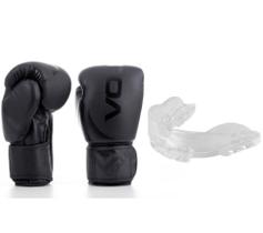 Luva De Boxe/Muay Thai Vollo + Protetor Bucal Transparente