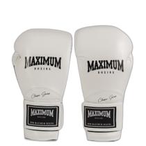 Luva De Boxe New Classic White Tam 16 Oz - Maximum Boxing