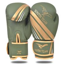 Luva de Boxe Profissional PRO10 South Team Treino Muay Thai Kickboxing Luva de Boxe Profissional PRO10 South Team Treino Muay Thai Kickboxing