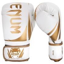 Luva de Boxe Venum Challenger 2.0 - Branco/Dourado - 12 Onças Luva de Boxe Venum Challenger 2.0 - Branco/Dourado - 12 Onças