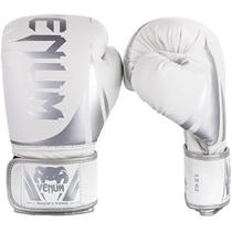 Luva de Boxe Venum Challenger 2.0 - Branco/Prata - 16 Onças Luva de Boxe Venum Challenger 2.0 - Branco/Prata - 16 Onças