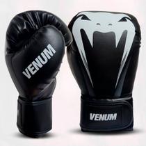 Luva de Boxe Venum Giant Logo Sticher Dark Preto Luva de Boxe Venum Giant Logo Sticher Dark Preto
