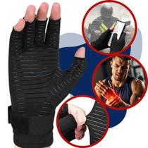 Luva de Compressão Sem Dedo Para Túnel do Carpo, Inchaço e Formigamento na Mãos