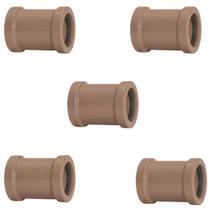 Luva De Correr 25Mm Pvc Encanamento Conexão Kit 05 Un Luva De Correr 25Mm Pvc Encanamento Conexão Kit 05 Un