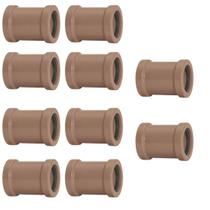 Luva De Correr 40Mm Pvc Encanamento Conexão Kit 10 Un