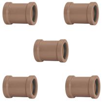 Luva De Correr 50Mm Pvc Encanamento Conexão Kit 05 Un Luva De Correr 50Mm Pvc Encanamento Conexão Kit 05 Un