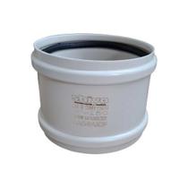 Luva de Correr Esgoto Branca 150mm com Anel - Shiva Luva de Correr Esgoto Branca 150mm com Anel - Shiva