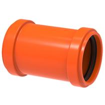 Luva de Correr Esgoto Redux DN40mm Laranja - 100002839 - TIGRE Luva de Correr Esgoto Redux DN40mm Laranja - 100002839 - TIGRE