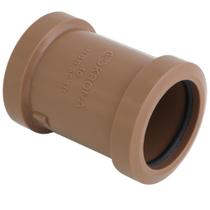 Luva de Correr para Tubo Soldável 0448 com Reparo Rápido 50mm Marrom Krona Luva de Correr para Tubo Soldável 0448 com Reparo Rápido 50mm Marrom Krona