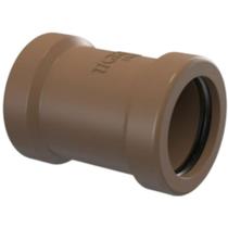 Luva De Correr Soldável PVC Marrom Com Aneiss Tubos E Encanamentos Água Fria 2" Polegada 60mm Tigre