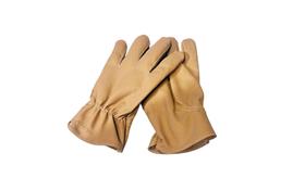 Luva de Couro Bovino Izzy Amiel Motociclista Old School - Bege