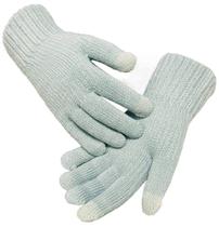 Luva de Frio Par Lã Touch Screen Celular Esquenta Inverno Luvas Moto Cinza