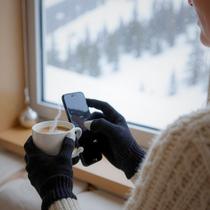 Luva de Frio Touch Screen Lã Motoboy Trabalho - Mexer no Celular Tablet Masculina Feminina Unissex Luva de Frio Touch Screen Lã Motoboy Trabalho - Mexer no Celular Tablet Masculina Feminina Unissex