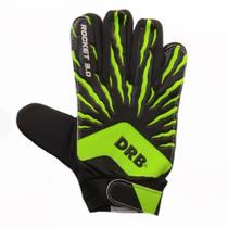 Luva de Goleiro Dribbling Rocket 3.0 Infantil - Preto e Verde Luva de Goleiro Dribbling Rocket 3.0 Infantil - Preto e Verde