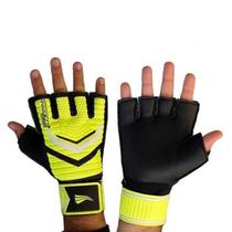 Luva de Goleiro Futsal Preto com Amarelo - Progne