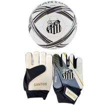 Luva De Goleiro Infantil DRB + Bola Santos