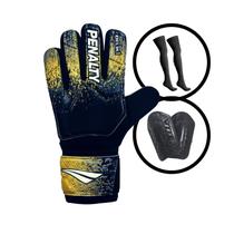 Luva de Goleiro Infantil Penalty Delta 1 XXIII + Meião + Caneleira