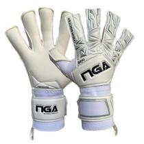 Luva de Goleiro NGA Soccer Brio Látex Alemão Profissional 4mm Corte Gecko