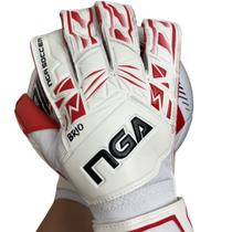 Luva de Goleiro NGA Soccer Brio Látex Alemão Profissional 4mm Corte Gecko