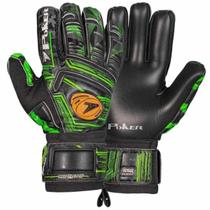 Luva de Goleiro Poker Futebol de Campo Profissional Hug Flex III