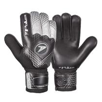 Luva de Goleiro Poker Futebol Training Focus - Preto e Branco