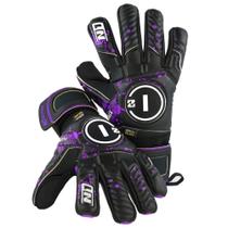 Luva de Goleiro Profissional N1 horus PURPLE + Chaveiro - N1 Goalkeeper Gloves