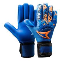 Luva de goleiro profissional three stars kick royal Luva de goleiro profissional three stars kick royal