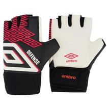 Luva De Goleiro Umbro Defense - Preto e Rosa Luva De Goleiro Umbro Defense - Preto e Rosa