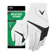 Luva de golfe Callaway Weather Spann para mão esquerda XXL branca Luva de golfe Callaway Weather Spann para mão esquerda XXL branca