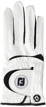 Luva de golfe FootJoy Junior branca pequena para a mão direita Luva de golfe FootJoy Junior branca pequena para a mão direita