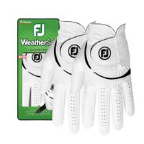 Luva de golfe FootJoy WeathersOf Feminina, pacote com 2 unidades, tamanho P