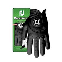 Luva de golfe FootJoy WeathersOf para homens preta tamanho M/L mão esquerda Luva de golfe FootJoy WeathersOf para homens preta tamanho M/L mão esquerda