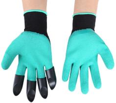 Luva de Jardinagem Com Garras Protege Cava Planta Garden Genie Gloves