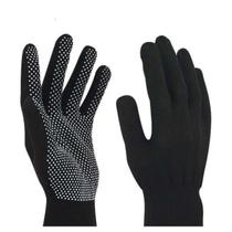 Luva de Lã com Bolinhas Antiderrapante Frio Inverno Adultos Unissex Preto